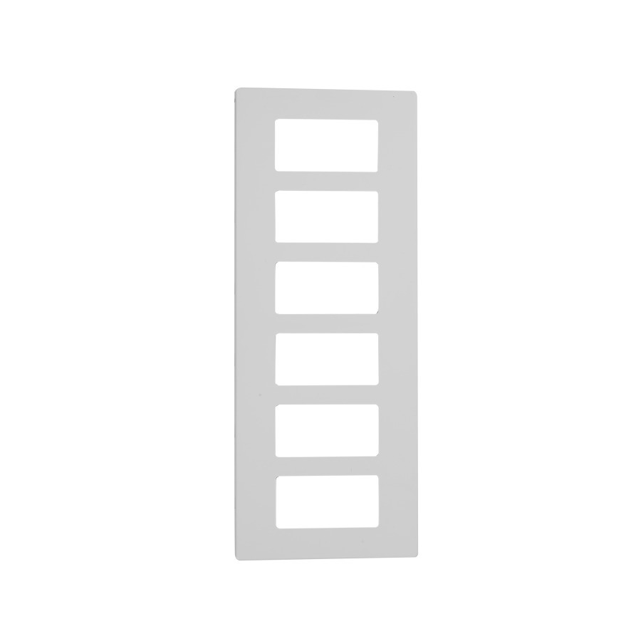 YGC-040 6 Gang Screwless Wall Plate