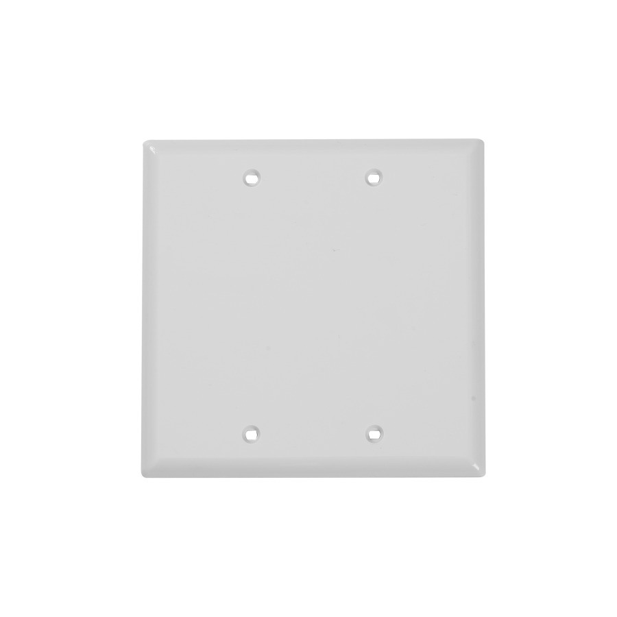 YGC-042 2 Gang Blank Wall Plate